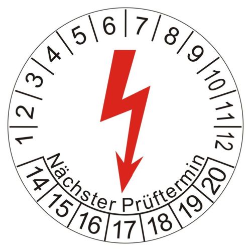 Plakette "Prüftermin"